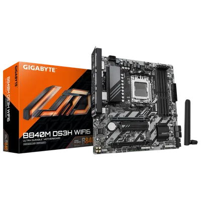 Материнская плата Gigabyte B840M DS3H WIFI6, AM5, DDR5