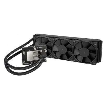 Система жидкостного охлаждения SilverStone XE360-SP5 черный, 360 мм, 3x120 мм, 600-2800 об/мин, 46 дБ, PWM, SP5, без подсветки