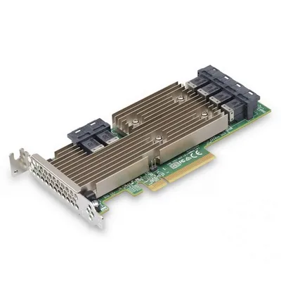 HBA-адаптер Broadcom 9305-24i SGL (05-25699-00 / 03-25699-02007) PCIe 3.0 x8 LP, SAS/SATA 12G HBA, 24port(6*int SFF8643), 3224 IOC (05-25699-00007 / 03-25699-02007)
