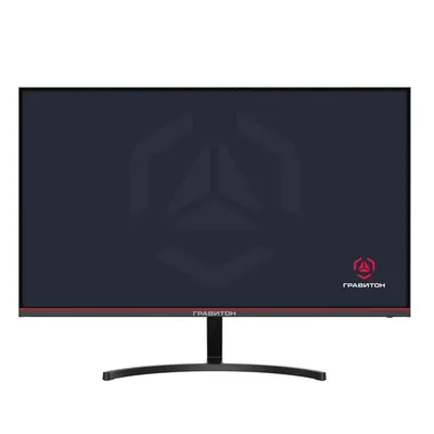 Монитор Гравитон - МН24А, 23.8", 16:9, IPS, 5 мс, 300cd/m², 1000:1, 1920x1080 (Full HD), 75 Гц, VGA, 1x HDMI, 1x DP, speakers, цвет чёрный, ЕЦРТ.467846.001-01 с регулируемой опорой