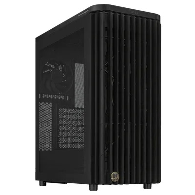 Корпус для ПК Asus - PROART PA401 WOOD MESH PWM BLACK, 2х2.5", 2х3.5/2.5", Midi Tower, без БП, цвет чёрный, 90DC00M0-B39040