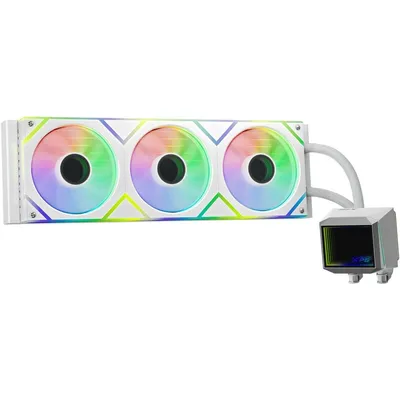 Система водяного охлаждения XPG LEVANTE II 360 / 3x120mm Infinite Mirror fan design /  White / LEVANTEII360-WHCWW