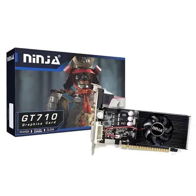 Видеокарта Ninja NVIDIA GeForce GT 710 NF71NP023F, 2Gb DDR3, Retail (NF71NP023F)