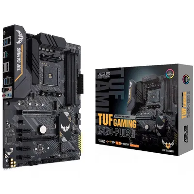 Материнская плата ASUS 90MB1650-M0EAY0, TUF GAMING B450-PLUS II, AM4, ATX