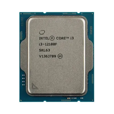 Процессор Intel CM8071504651013, Core i3-12100F, 4 ядра/8 потоков, LGA1700