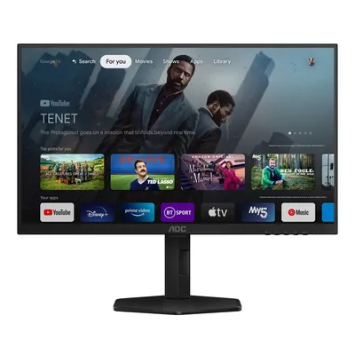 Монитор AOC - Q27G4XY, 27", 16:9, WLED, VA, 1 мс, 450cd/m², 1000:1, 2560x1440 (WQHD), 180 Гц, 2x HDMI, 1x DP, HAS, Pivot, цвет чёрный, Q27G4XY