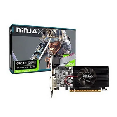 Видеокарта Ninja (Sinotex) GT610 PCIE (48SP) 2G 64-bit DDR3 DVI HDMI CRT RTL (NF61NP023F)