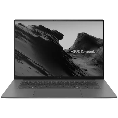 Ноутбук Asus Zenbook S16 UM5606GA-SS179W - 16", 2880x1800, 1 100-nit, AMD Ryzen AI 9 465 2000MHz, LPDDR5X 32 ГБ, SSD 1 ТБ, AMD Radeon, Bluetooth, Wi-Fi, 4cell, серый, Windows 11 Home 64, 90NB17H5-M00CL0