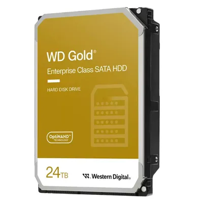 Жесткий диск 3.5" 24Tb 7200rpm 298Mb Western Digital Gold WD241KRYZ SATA III 6 Gb/s