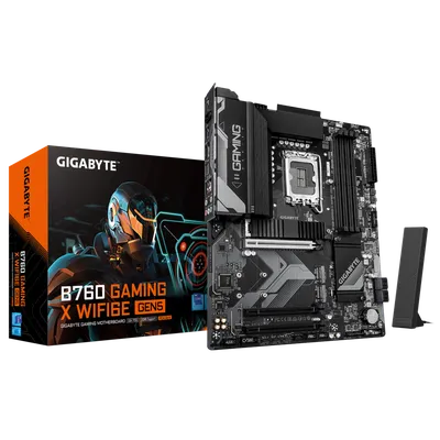 Материнская плата Gigabyte B760 GAMING X WIFI6E GEN5, LGA1700, B760, 4×DDR5, ATX