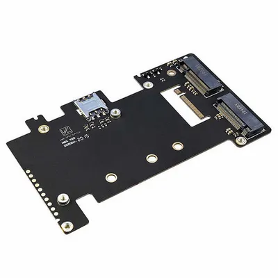 KM2X-V-002 Khadas Плата интерфейсная Khadas New M2X Extension Board (KM2X-V-002)  NVMe SSD/4G LTE
