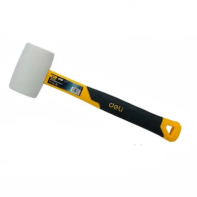 Киянка Deli DL5908B, резиновая, 225г, фибергласовая рукоять