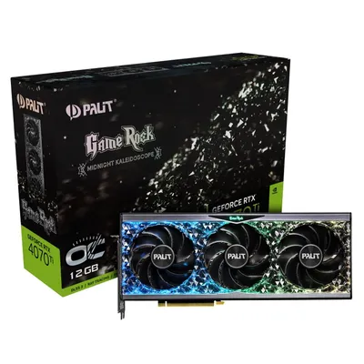 Palit Видеокарта Bad Pack RTX4070Ti GAMEROCK OC 12GB GDDR6X 192bit 3-DP HDMI RTL bp