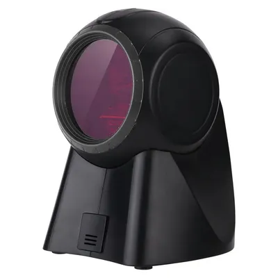 Сканер штрих-кода Deli E14884 1D проводной черный E14884