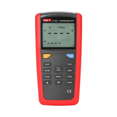 Термометр контактный UNI-T UT325, -200…+1767°C, 2-канальный