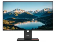 Монитор 27" Lenovo T27Q-40 IPS 2560x1440, 120 Гц, 4 мс, 16:9, 350 кд/м², 2×HDMI 2.1, DP 1.4, USB-C (PD), USB Hub (3×USB 3.2 Gen1), 3.5 Jack, HDR10, черный
