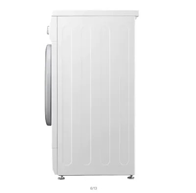 Стиральная машина LG, отдельностоящая, ВхШхГ 850х600х440 мм, загрузка 7 кг, 1200 об/мин, LED дисплей, инверторный мотор с прямым приводом, пар, отсрочка старта, энергоэффективность А, цвет белый
