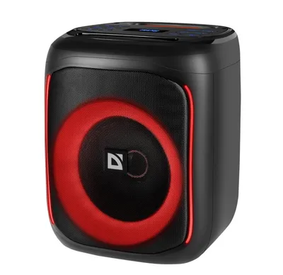 Портативная колонка DEFENDER BOOMER 50 BLACK, 50 Вт, BT/LED/MIC/TWS/Light/FM (65450)