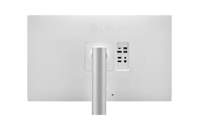 Монитор 27" LG UltraFine 27UP850K-W IPS 3840x2160 (4K UHD), 60 Гц, 5 мс, 16:9, DisplayHDR 400, 400 кд/м², HDMI (x2), DisplayPort, USB-C (90 Вт), встроенные динамики, Flicker Free, Low Blue Light, стабилизатор черного цвета, регулировка по высоте, поворот на 90 градусов, трехсторонний безрамочный дизайн, белый