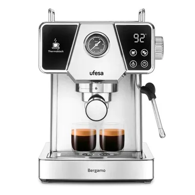 Кофеварка Ufesa 71705458, рожковая, 1.8 л, 1350 Вт, 20 бар
