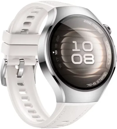 Умные часы Huawei Watch 5 42mm SOC-AL00, 1.5" AMOLED, eSIM, Wi-Fi, Bluetooth 5.2, NFC, WR50, белый