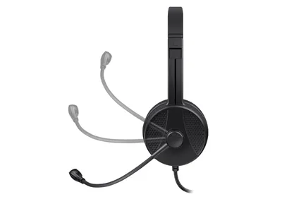 Гарнитура проводная DEFENDER Tune (Мотив) 160 черный (2хJack 3.5mm, кабель 1.8м) (63164)