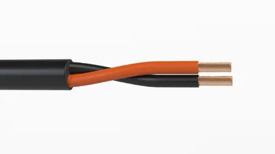 Кабель акустический Wize WSC14300FL, 14 AWG, 2.5мм², 300м, черный