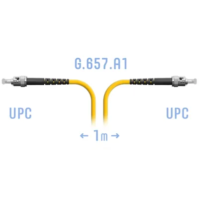 SNR-PC-ST/UPC-A-1m  Патчкорд оптический ST/UPC  SM  G.657.A1  1 метр