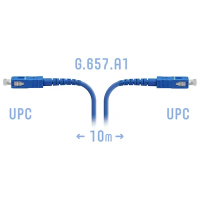 Патчкорд оптический армированный SC/UPC 10метров