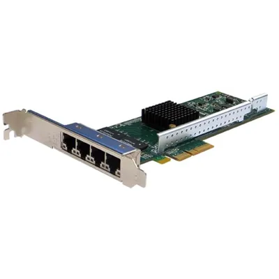 Сетевой адаптер Silicom PE2G4I35L Quad Port Copper Gigabit Ethernet PCI Express Server Adapter Intel® based OEM (аналог Intel I350-T4) 1 Gb/s, PCI-Ex4, Intel i350AM4