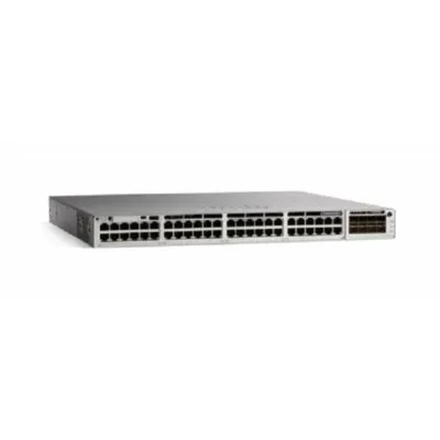 Коммутатор Настраиваемый (Smart) Cisco - C9300-48P-A, Layer 2, 48-PoE, 48-1GbE, ROM-16384MB, RAM-8192MB, Network Advantage, SNMP, Web, в стойку, C9300-48P-A