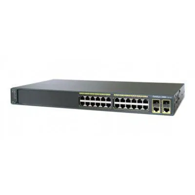 Cisco Catalyst 2960 <WS-C2960-24PC-L> E-net Switch 26port (24UTP 100Mbps  PoE  +  2UTP 1000Mbps/SFP)