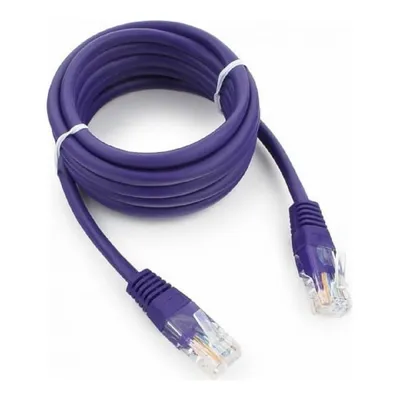 <084474> Кабель патч-корд .Patch cord кат.5e 2.0м, Cablexpert, многожильный, фиолетовый [PP12-2M/V]