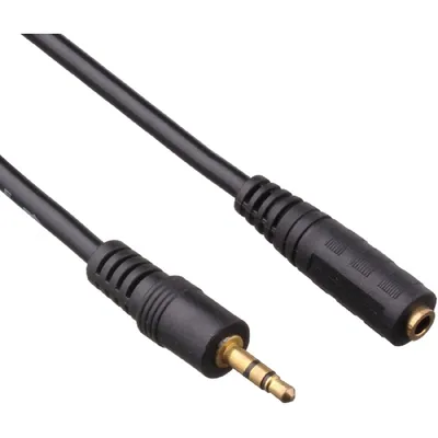 Кабель аудио удлинительный Exegate EX205308RUS, Jack 3.5 mm M - Jack 3.5 mm F, 2.0 м, позолоченные разъемы