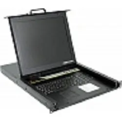Консоль KVM Procase E1708, 8 порт, LCD 17", однорельсовая