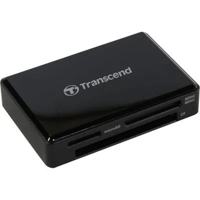 Картридер Transcend TS-RDF8K2, USB 3.0, All-in-1, чёрный