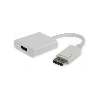 Переходник Gembird Переходник DisplayPort - HDMI, 20M/19F, белый (A-DPM-HDMIF-002-W)