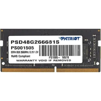Оперативная память Patriot PSD48G266681S, DDR4, 8 ГБ, 2666 МГц, SO-DIMM
