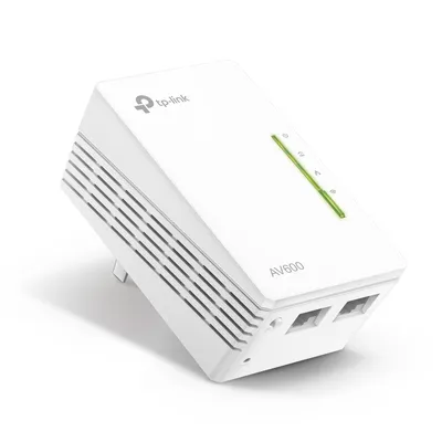 Powerline адаптер TP-Link TL-WPA4220, AV600, Wi-Fi N300, 2x100Mbps