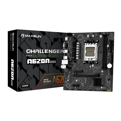 MAXSUN MS-Challenger A620A 2.5G (Socket AM5, mATX, 2*DDR5, VGA/HDMI, 2*SATA3, 1*M.2, 1*PCIEx16/1*PCIEx4/1*PCIEx1, 2*USB2.0, 4*USB 3.2 Gen1, LAN 1*2.5G,  RTL)