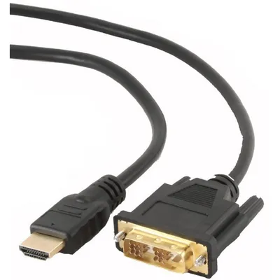Кабель Cablexpert CC-HDMI-DVI-0.5M, HDMI-DVI, 0.5м