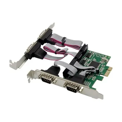Контроллер KS-is KS-575P1, PCIe COM RS232, 4 порта
