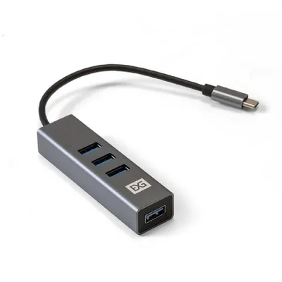 USB-хаб ExeGate EX293987RUS DUB-4TC, 4×USB 3.0, USB Type-C