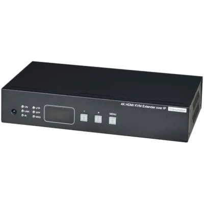 Передатчик/ SC&T HKM02BT-4K Передатчик KVM: HDMI(1.4, до 4K(30Гц), USB, аудио, RS232 и ИК сигналов по Ethernet до 150м (CAT5e/CAT6).