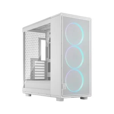 Корпус ПК без блока питания/ Case Fractal Design Epoch XL TG RGB Clear Tint, Full-Tower, 3x140mm ARGB, 2xUSB-A 3.2 + 1xUSB 3.2 Type-C E-ATX, ATX, mATX, mITX, White