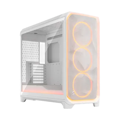 Корпус ПК Fractal Design FD-C-MES3X-05, Full-Tower, 3×140мм ARGB, E-ATX, белый