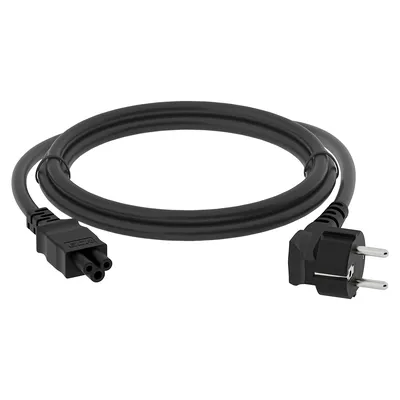 Greenconnect <GCR-54414> Кабель питания IEC-320-C5 - розетка 220V  3м  Европейский  стандарт, Г-образный