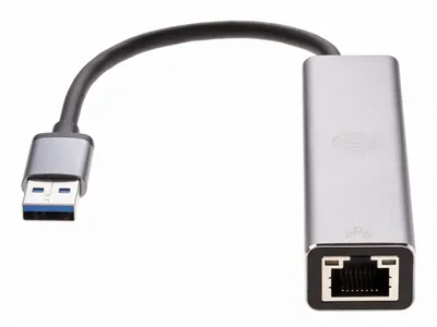 Переходник VCOM DH312A, USB 3.0 → RJ-45 + 3×USB 3.0