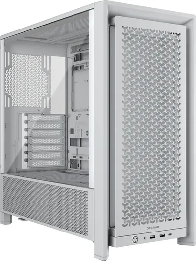 Корпус Corsair CC-9011291-WW, Frame 4000D, Midi-Tower, без БП, без вентиляторов, White