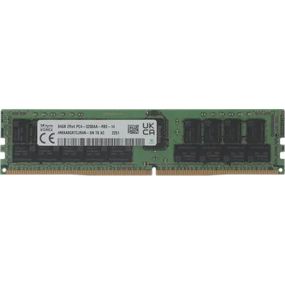 Память Hynix HMAA8GR7CJR4N-XN, 64ГБ DDR4 RDIMM, 3200МГц, ECC